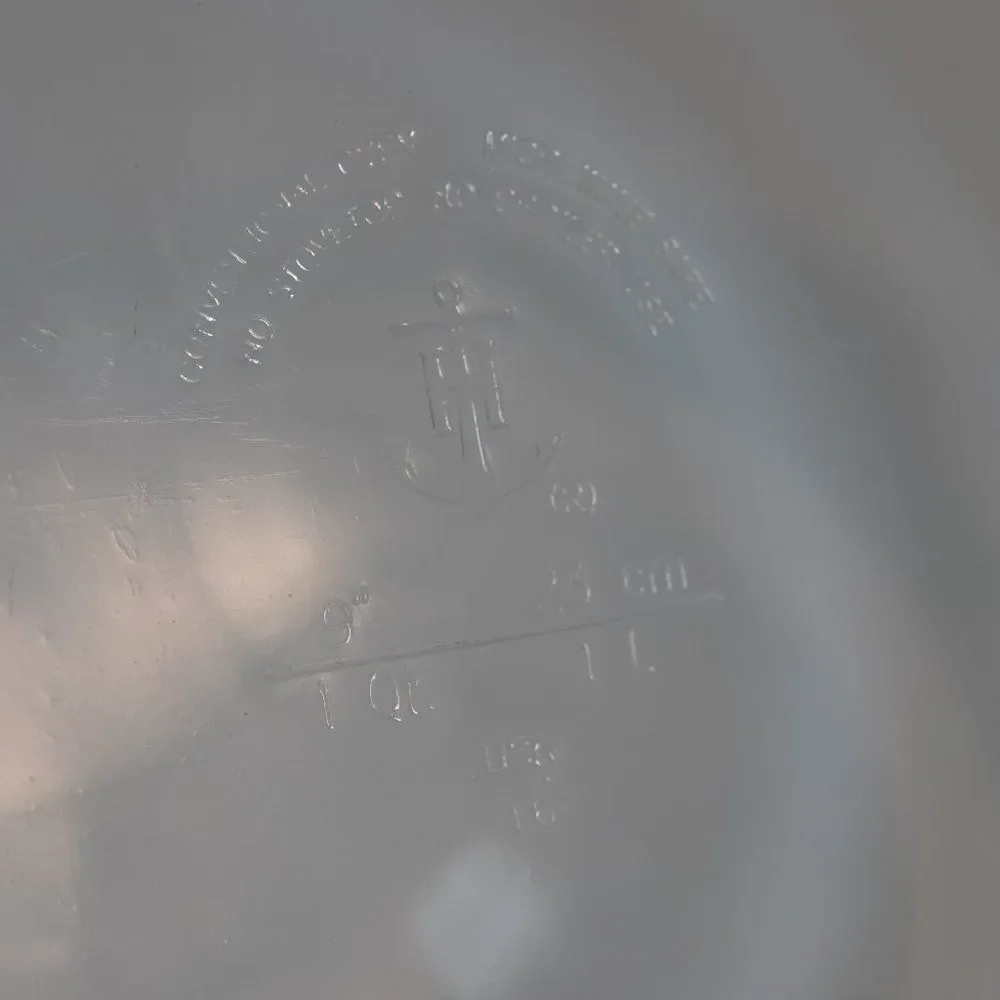 Anchor Hocking Clear Glass Pie Dish